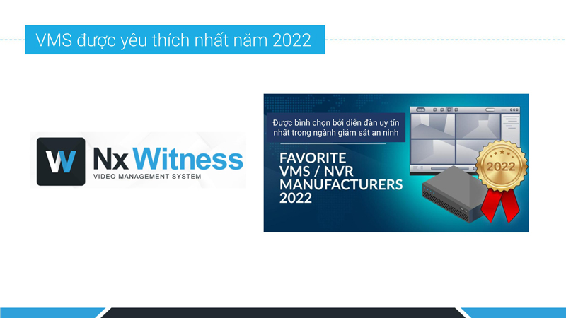 VMS/NVR - Phần mềm được yêu thích nhất năm 2022